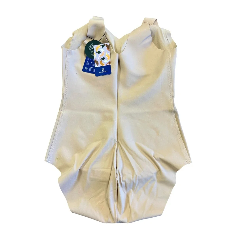Honeylove LiftWear Tank Bodysuit Sz‎ XL Sand Shapewear Sculpting Smoothing NWT